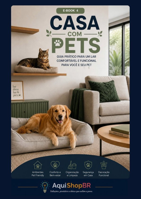 Capa do e-book Casa com Pets