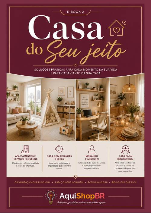 Capa do e-book Casa do Seu Jeito