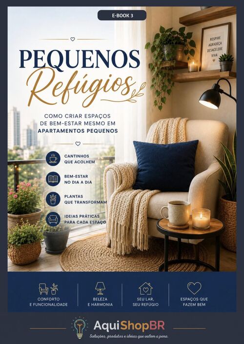 Capa do e-book Pequenos Refúgios