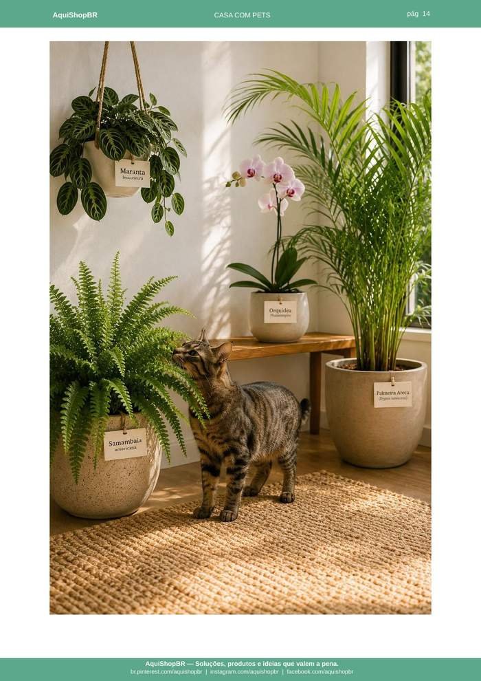 Plantas seguras para pets