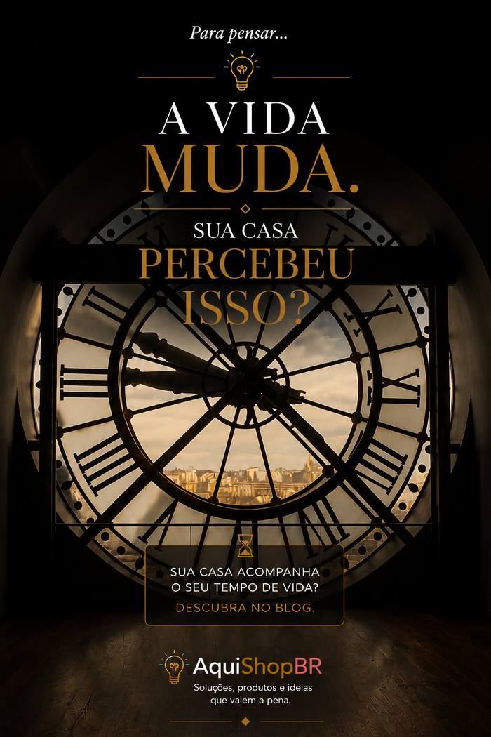 Relógio grande com vista para a cidade ao entardecer
